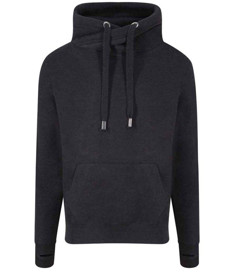 AWDis Cross Neck Hoodie - Image 3