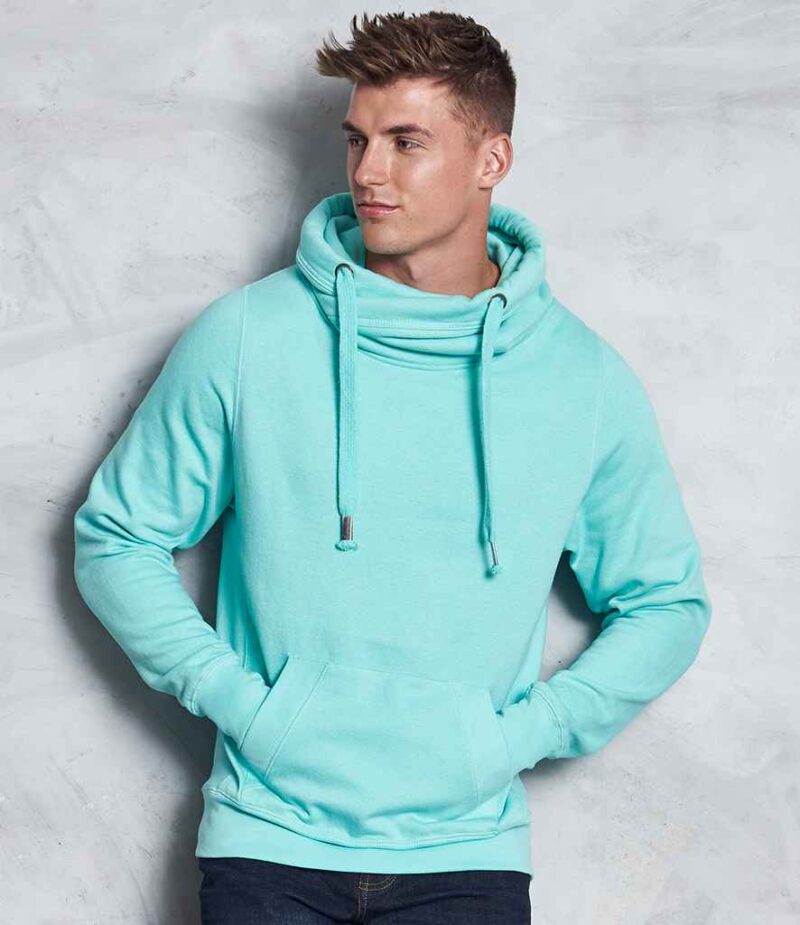 AWDis Cross Neck Hoodie - Image 13