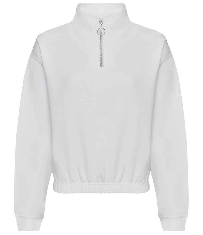 AWDis Ladies Cropped 1/4 Zip Sweatshirt - Image 6