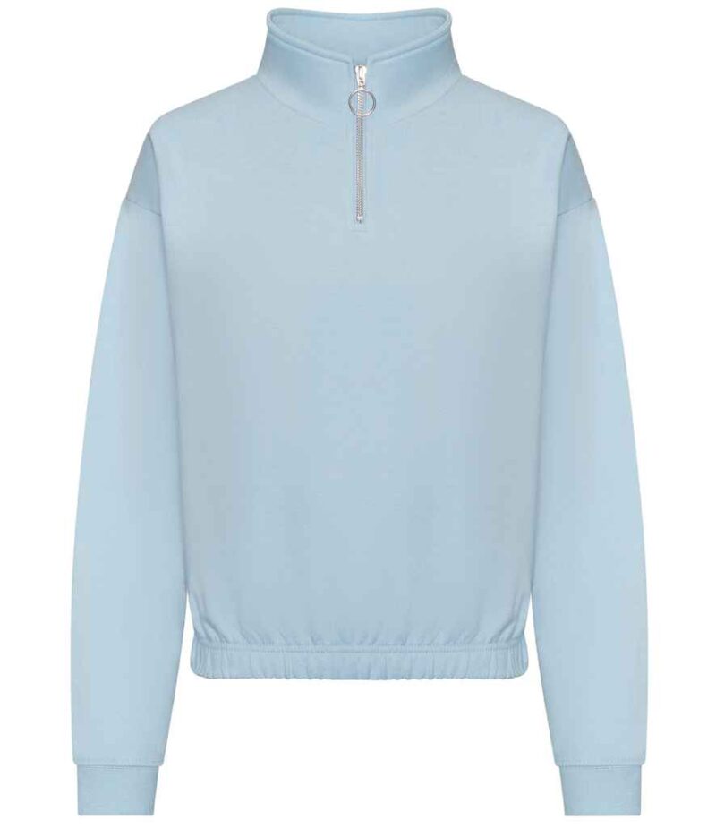 AWDis Ladies Cropped 1/4 Zip Sweatshirt - Image 10