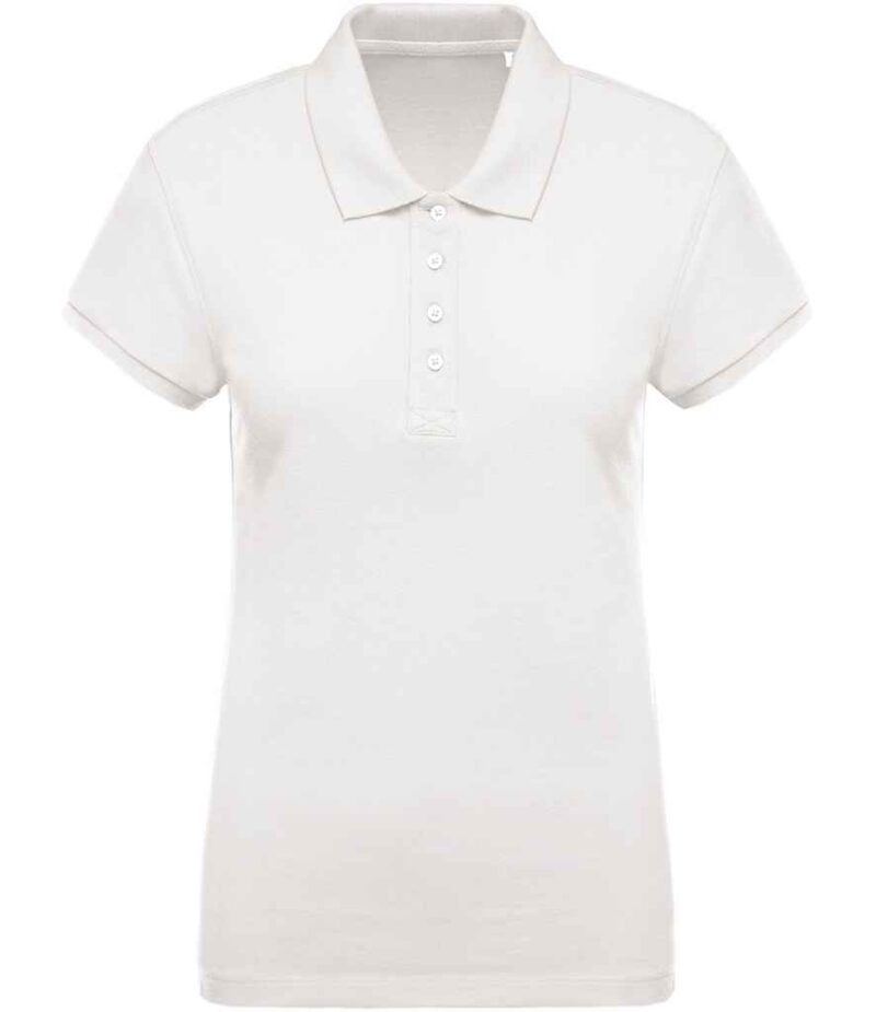 Kariban Ladies Organic Piqué Polo Shirt - Image 3