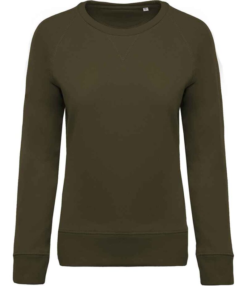 Kariban Ladies Organic Raglan Sweatshirt - Image 5