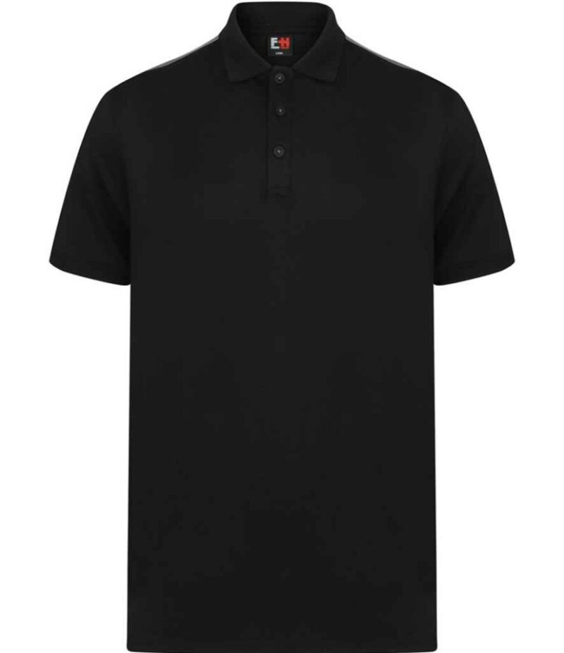 Finden and Hales Unisex Contrast Panel Piqué Polo Shirt - Image 2