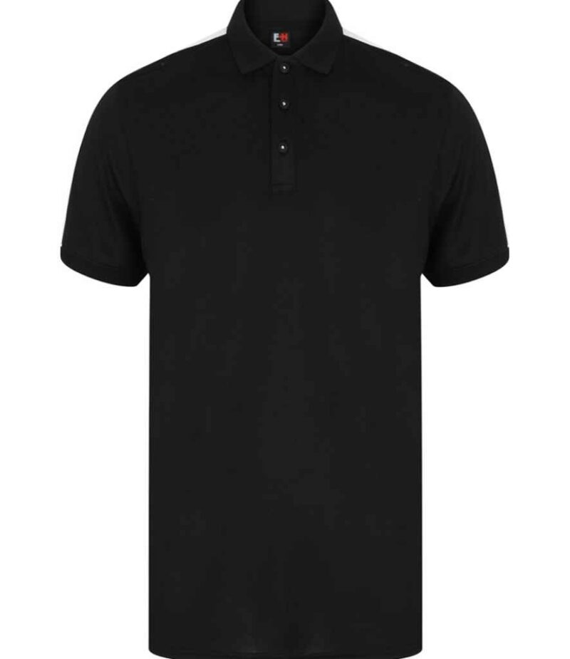 Finden and Hales Unisex Contrast Panel Piqué Polo Shirt - Image 9