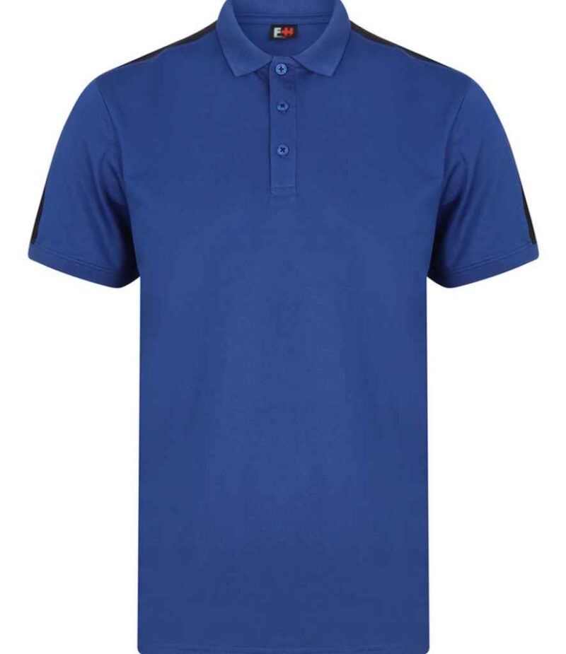 Finden and Hales Unisex Contrast Panel Piqué Polo Shirt - Image 15