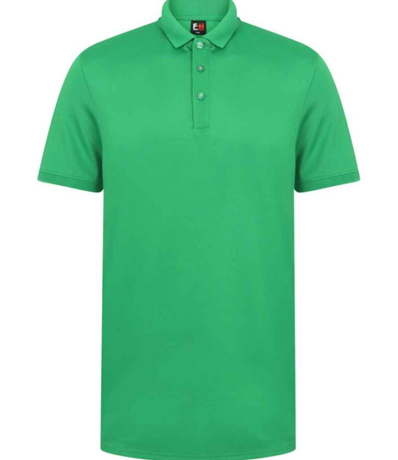 Finden and Hales Unisex Contrast Panel Piqué Polo Shirt - Image 18