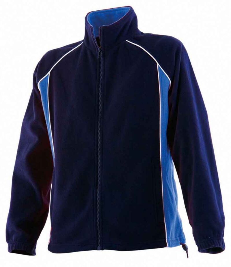 Finden and Hales Ladies Contrast Micro Fleece Jacket - Image 4