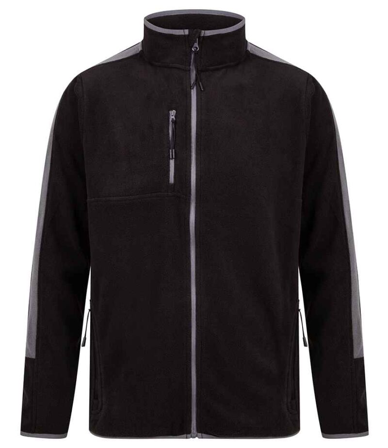 Finden and Hales Unisex Micro Fleece Jacket - Image 3