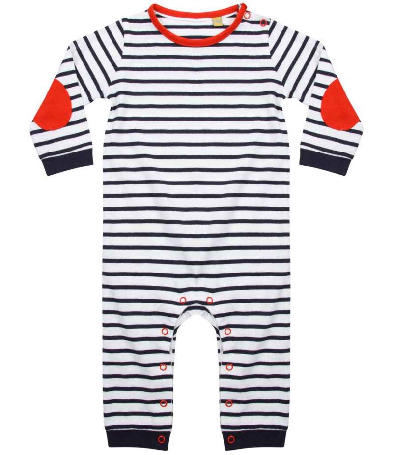 Larkwood Baby Long Sleeve Striped Bodysuit - Image 2