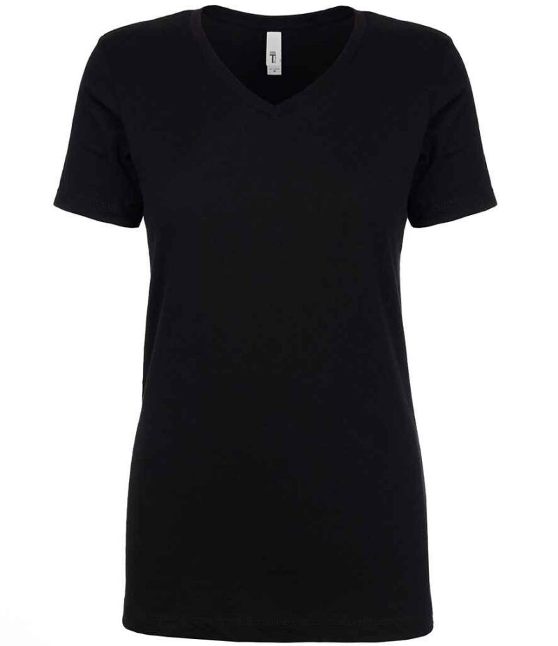 Next Level Apparel Ladies Ideal V Neck T-Shirt - Image 2