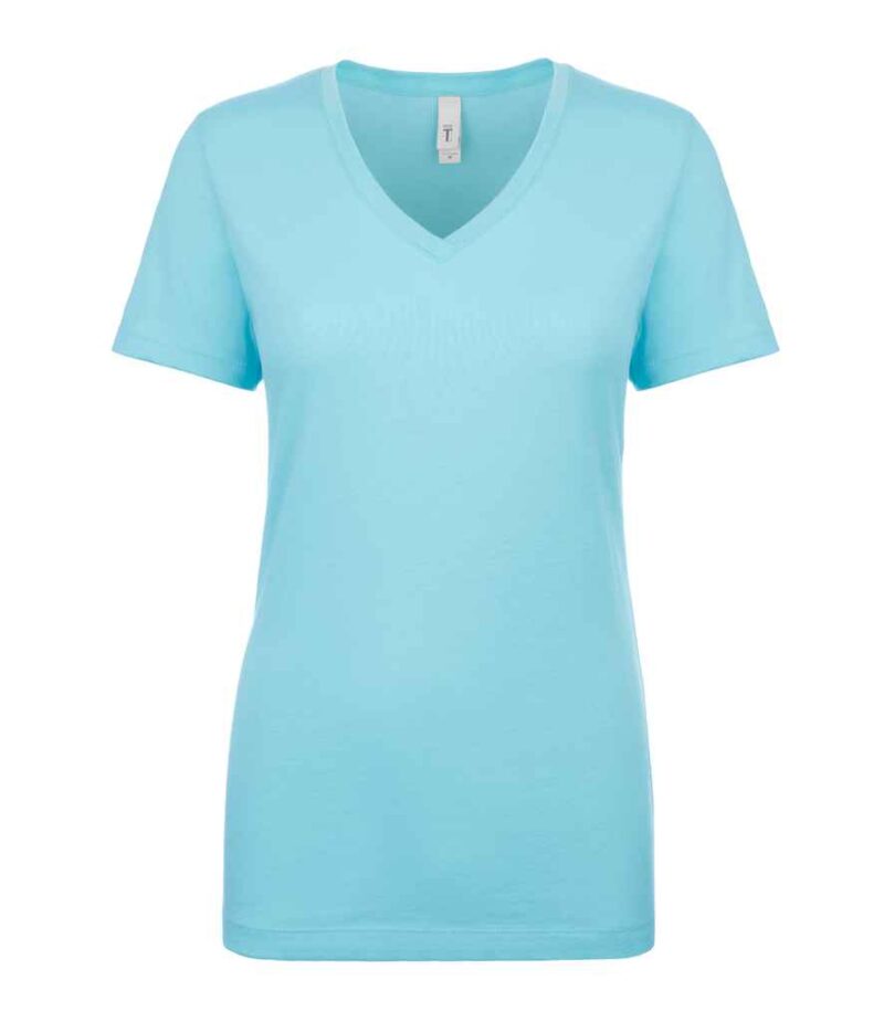 Next Level Apparel Ladies Ideal V Neck T-Shirt - Image 6