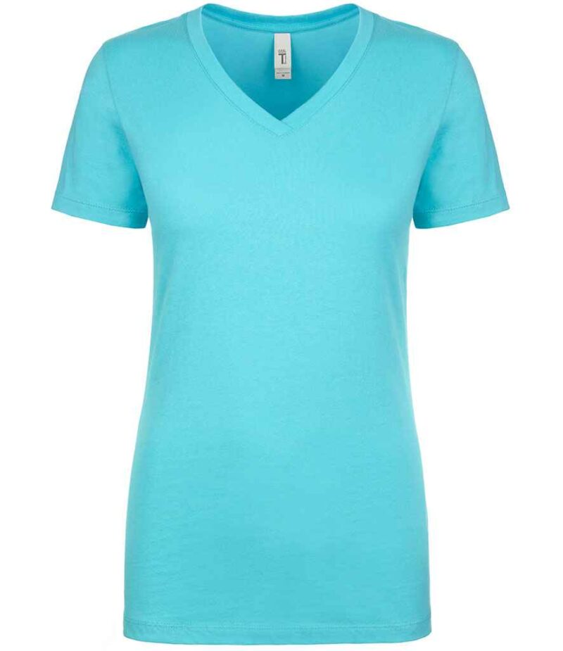 Next Level Apparel Ladies Ideal V Neck T-Shirt - Image 8