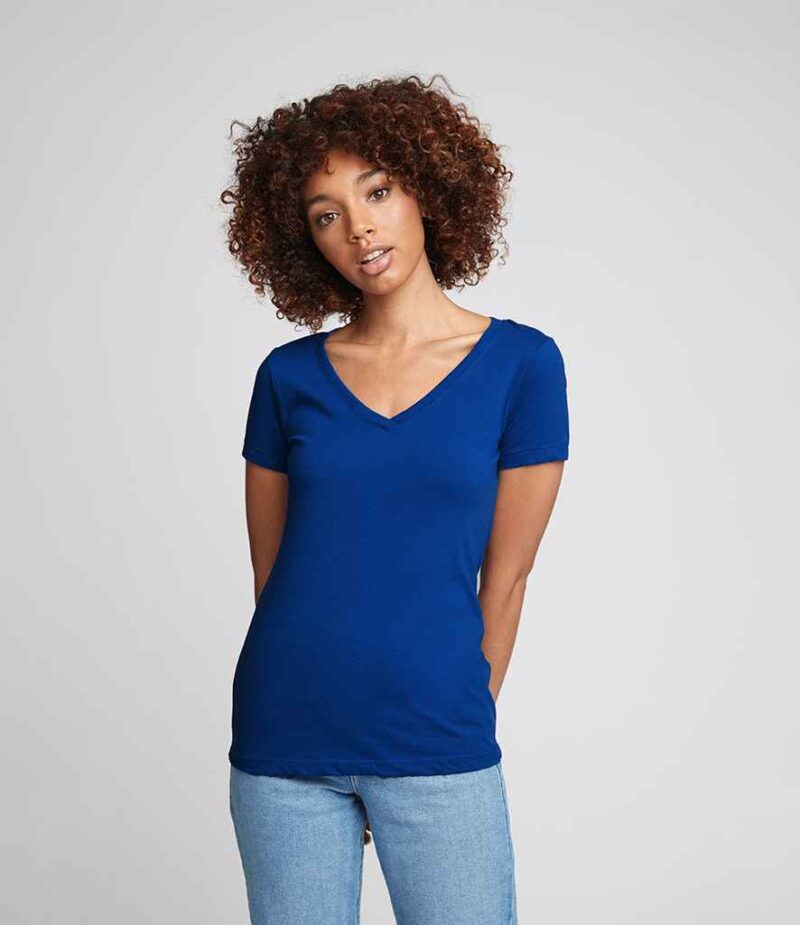 Next Level Apparel Ladies Ideal V Neck T-Shirt - Image 12