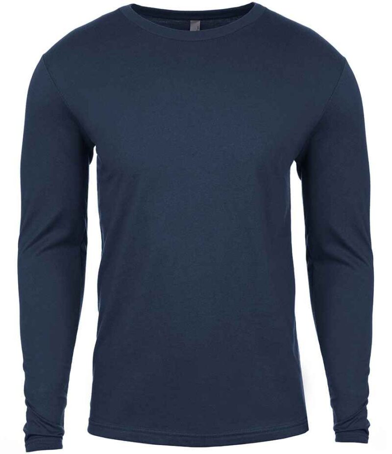 Next Level Apparel Cotton Long Sleeve Crew Neck T-Shirt - Image 7