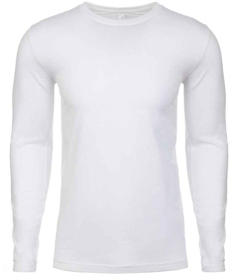 Next Level Apparel Cotton Long Sleeve Crew Neck T-Shirt - Image 3