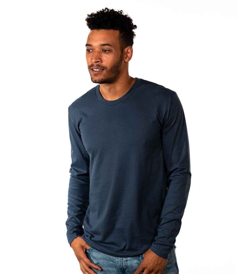 Next Level Apparel Cotton Long Sleeve Crew Neck T-Shirt - Image 6