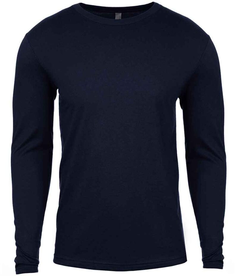 Next Level Apparel Cotton Long Sleeve Crew Neck T-Shirt - Image 8