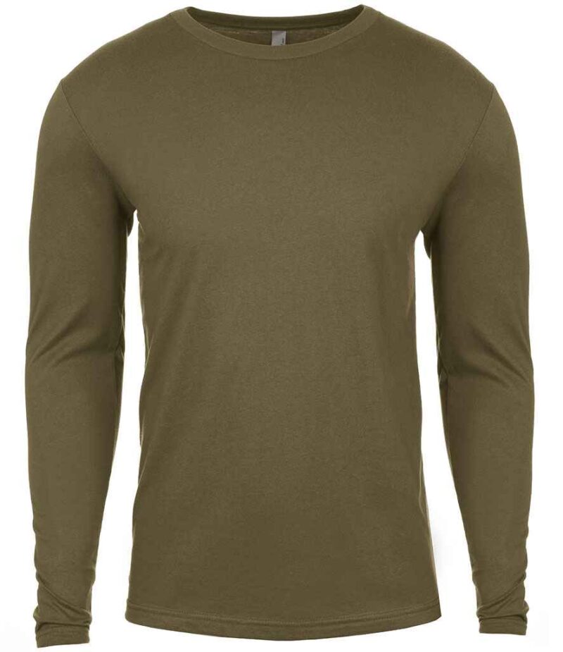 Next Level Apparel Cotton Long Sleeve Crew Neck T-Shirt - Image 10