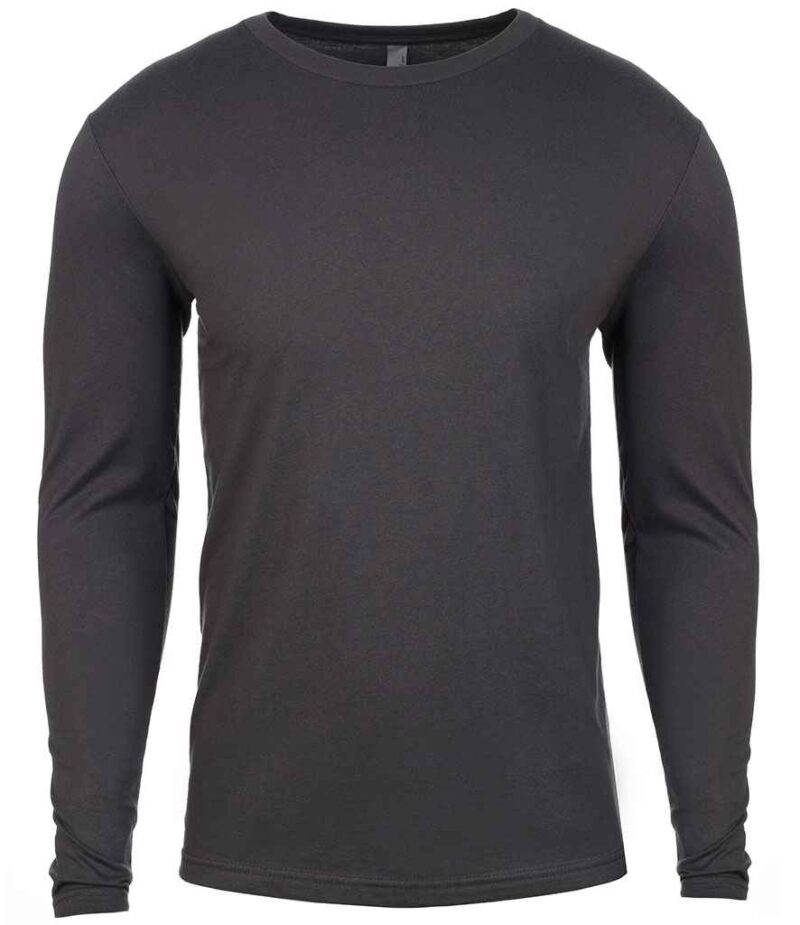 Next Level Apparel Cotton Long Sleeve Crew Neck T-Shirt - Image 11