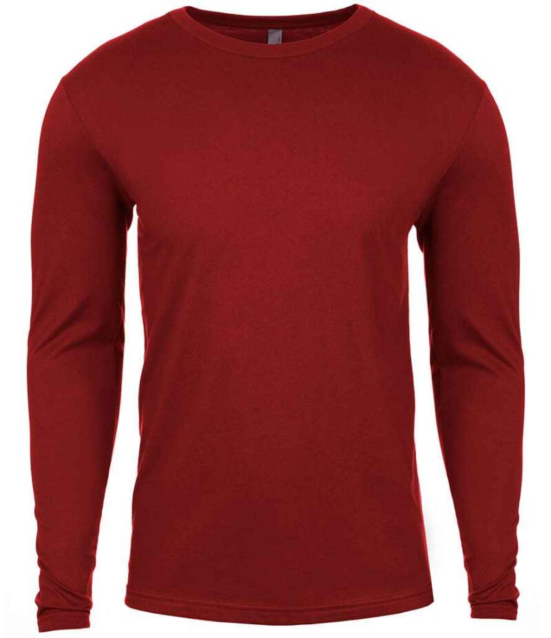 Next Level Apparel Cotton Long Sleeve Crew Neck T-Shirt - Image 14