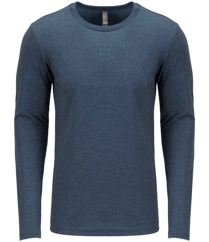 Next Level Apparel Unisex Long Sleeve Tri-Blend Crew T-Shirt - Image 7