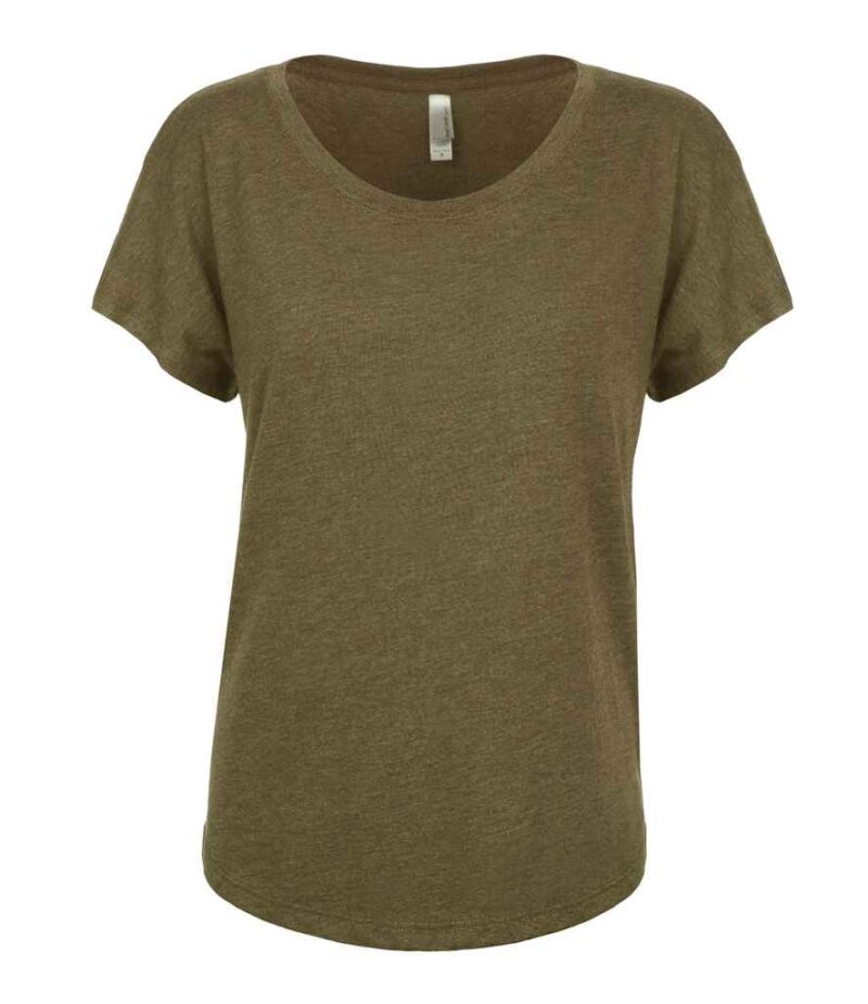 Next Level Apparel Ladies Tri-Blend Dolman T-Shirt - Image 16