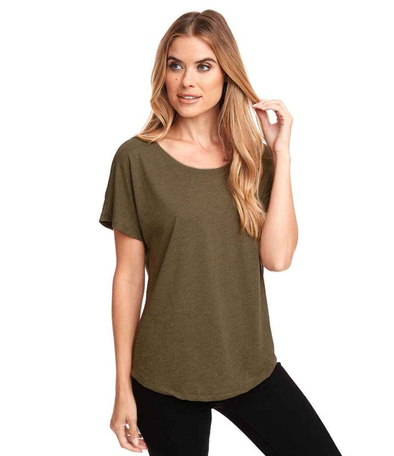 Next Level Apparel Ladies Tri-Blend Dolman T-Shirt - Image 15