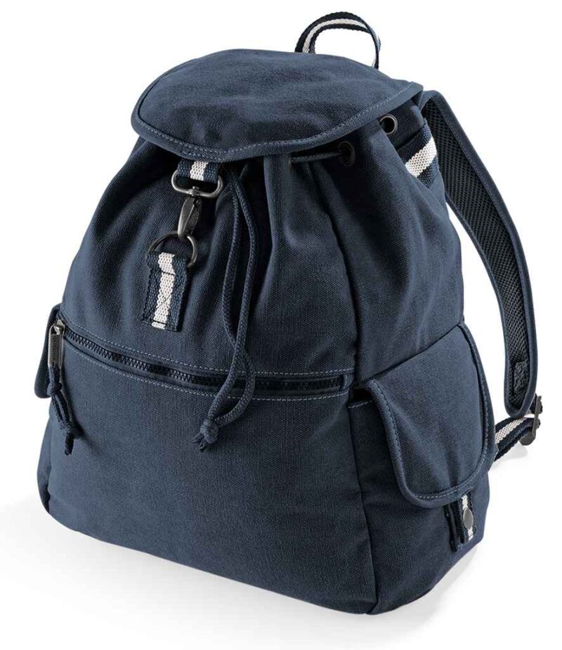 Quadra Vintage Canvas Backpack - Image 2