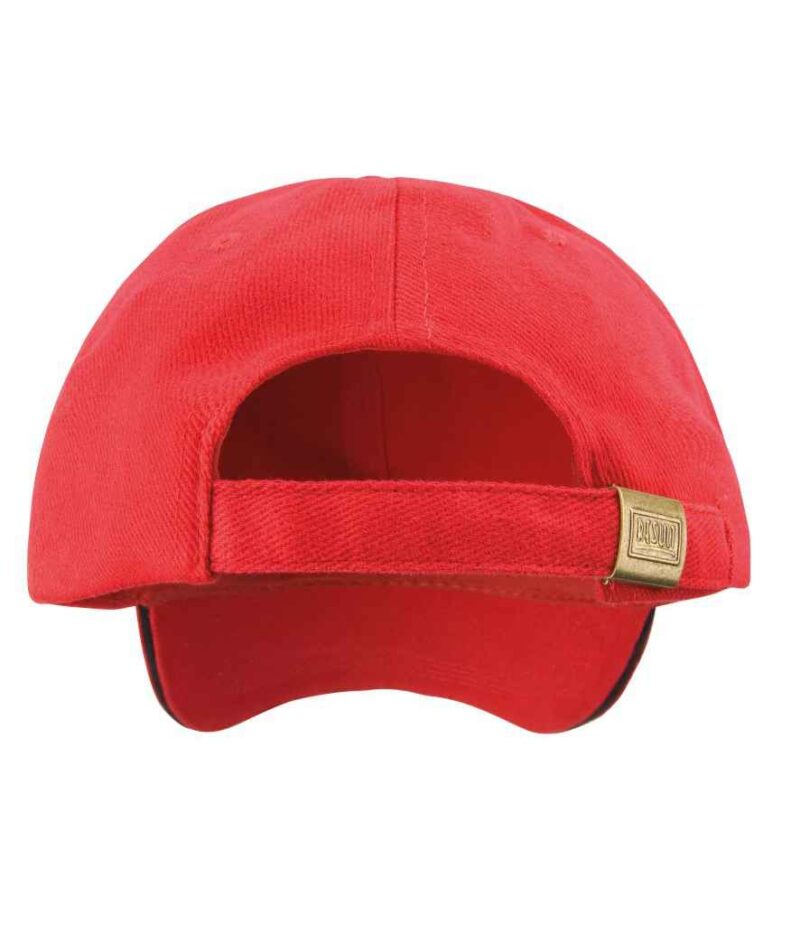 Result Low Profile Heavy Brushed Cotton Cap with Sandwich Peak - Image 13