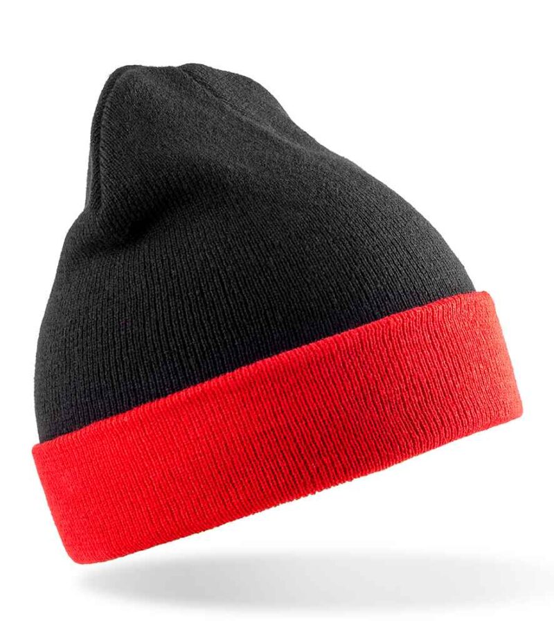 Result Genuine Recycled Black Compass Beanie - Image 5