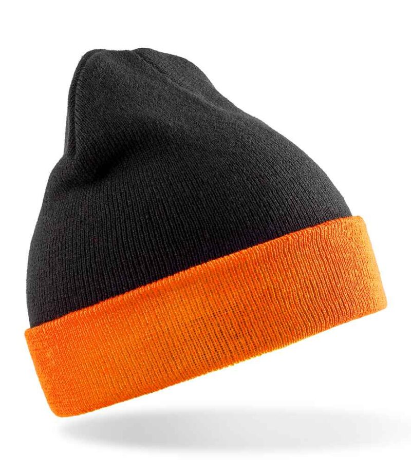 Result Genuine Recycled Black Compass Beanie - Image 3