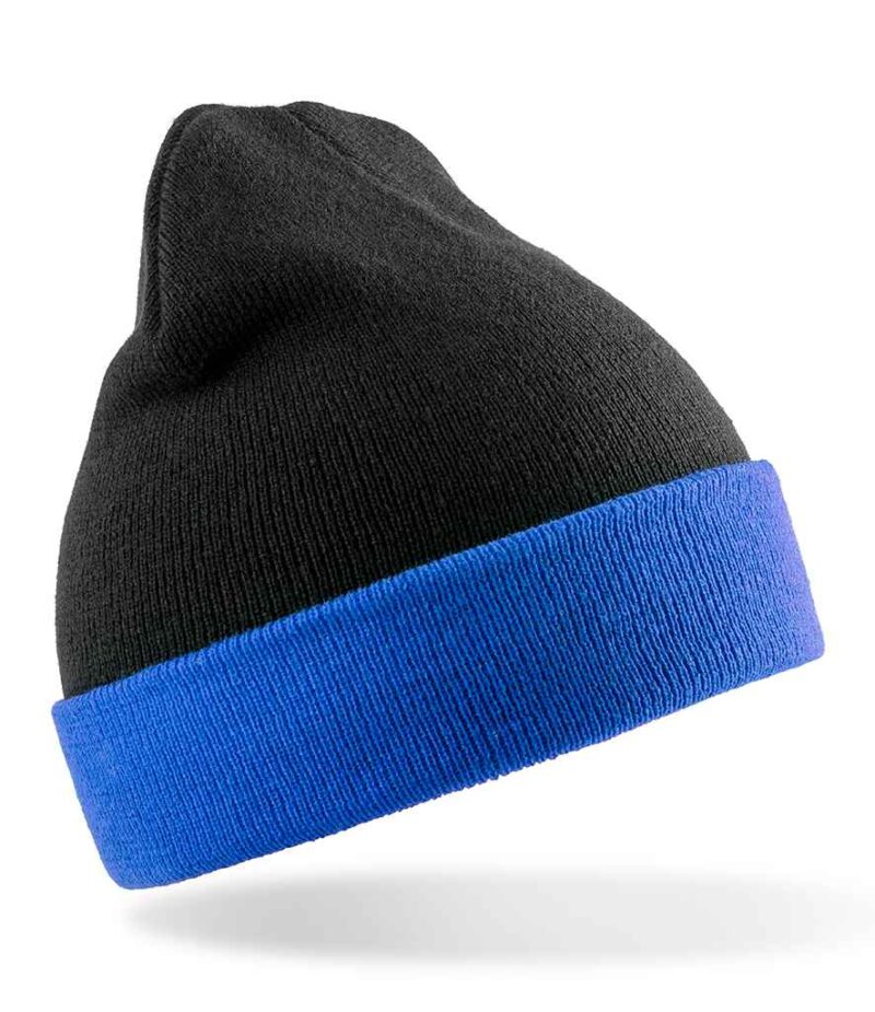 Result Genuine Recycled Black Compass Beanie - Image 6