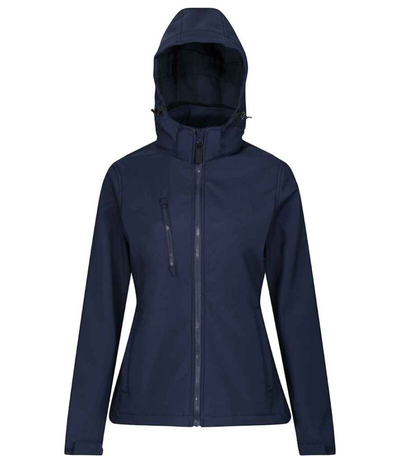 Regatta Ladies Venturer Three Layer Hooded Soft Shell Jacket - Image 9