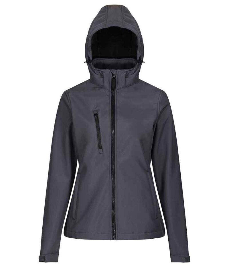 Regatta Ladies Venturer Three Layer Hooded Soft Shell Jacket - Image 11