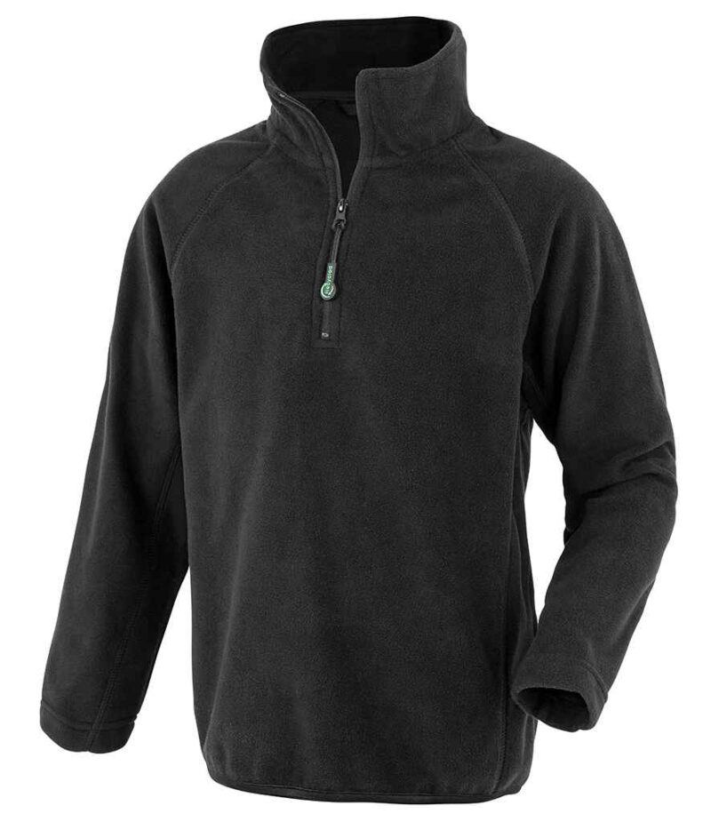 Result Genuine Recycled Kids Zip Neck Micro Fleece - Image 2