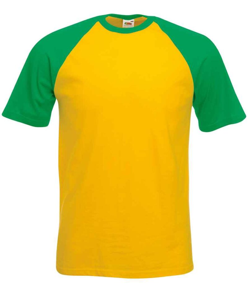 Fruit of the Loom Contrast Baseball T-Shirt - Image 15