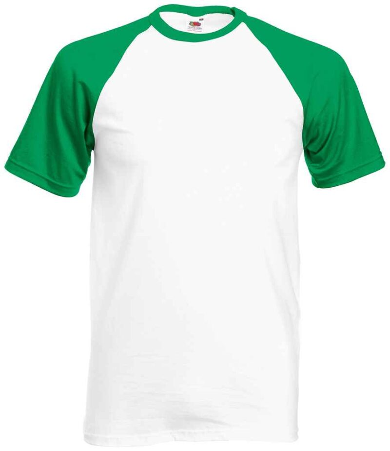 Fruit of the Loom Contrast Baseball T-Shirt - Image 8