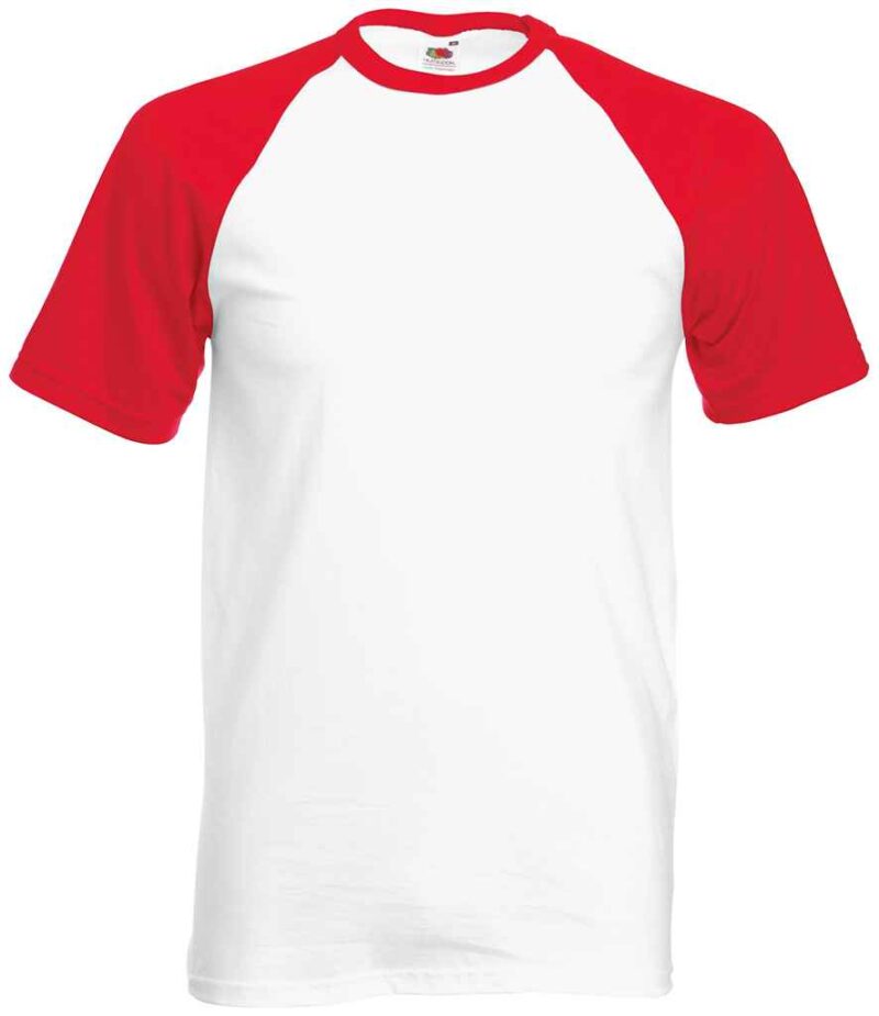 Fruit of the Loom Contrast Baseball T-Shirt - Image 10