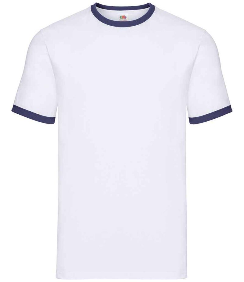 Fruit of the Loom Contrast Ringer T-Shirt - Image 7