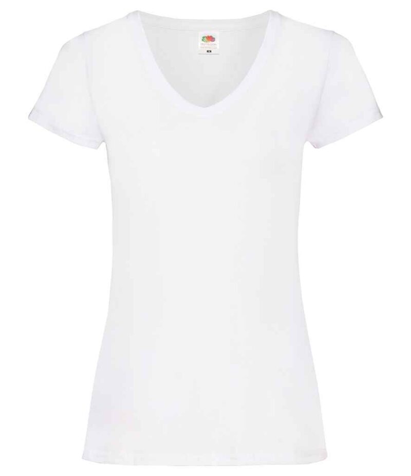 Fruit of the Loom Lady Fit Value V Neck T-Shirt - Image 4