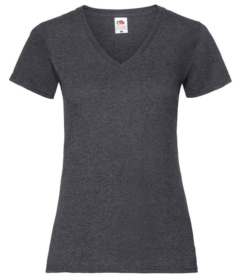 Fruit of the Loom Lady Fit Value V Neck T-Shirt - Image 13