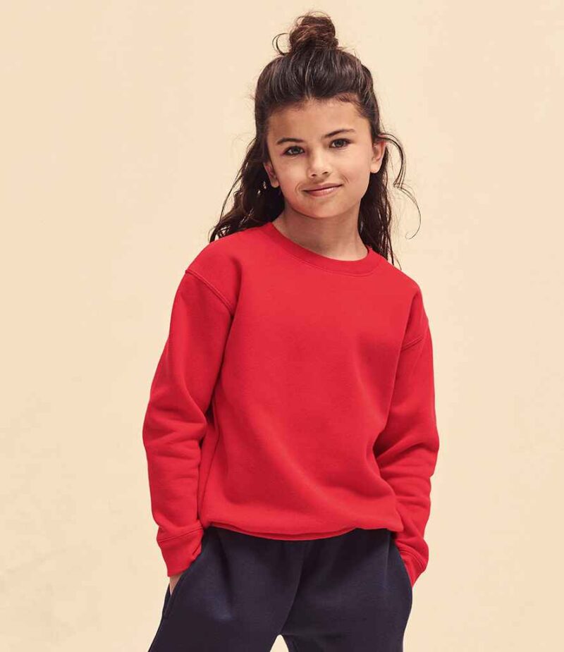 Fruit of the Loom Kids Premium Drop Shoulder Sweatshirt - Image 26