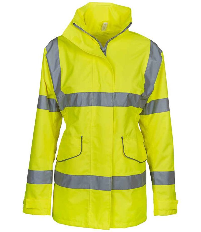 Yoko Ladies Hi-Vis Executive Jacket - Image 4