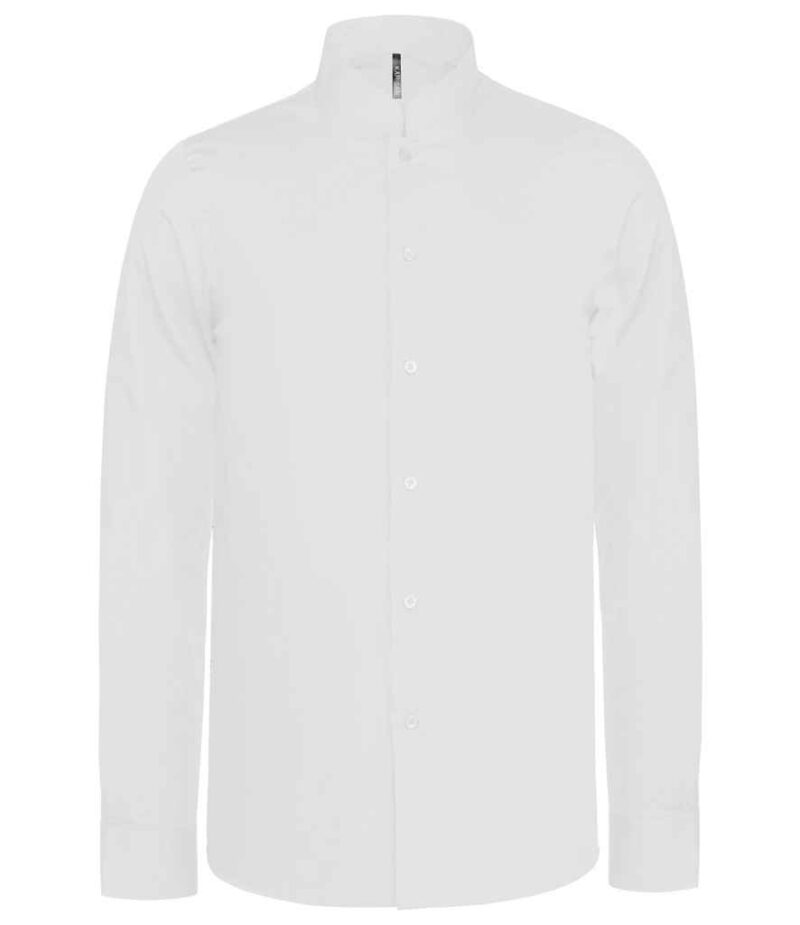 Kariban Long Sleeve Mandarin Collar Shirt - Image 2