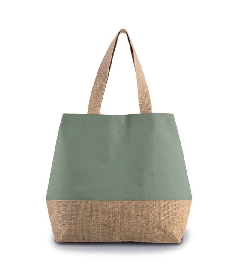 Kimood Canvas & Jute Shopper - Image 4