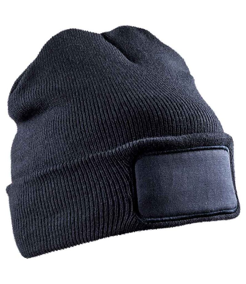 Result Genuine Recycled Double Knit Printers Beanie - Image 4