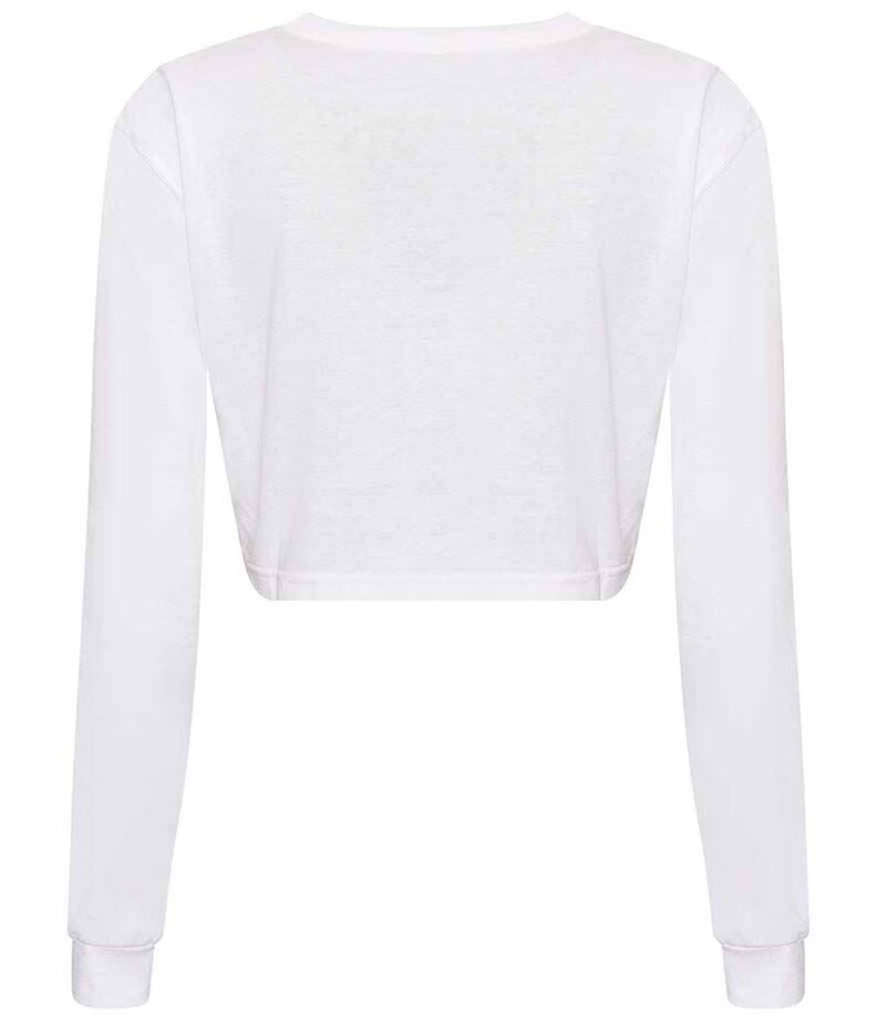 AWDis Ladies Long Sleeve Cropped T-Shirt - Image 7