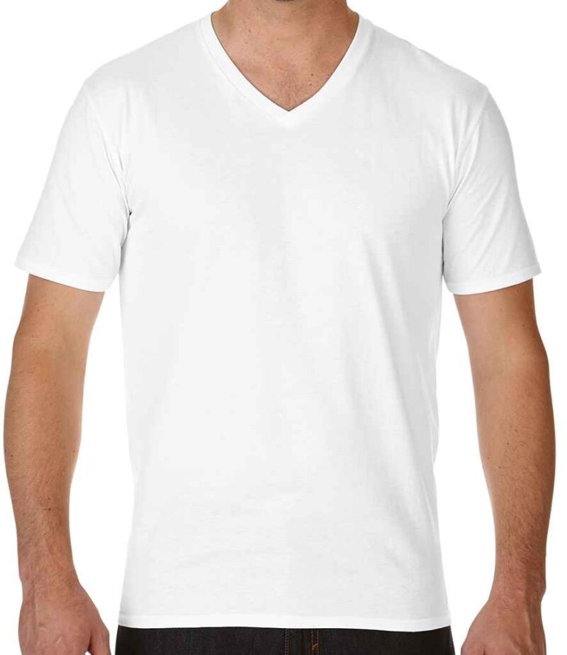 Gildan Premium Cotton® V Neck T-Shirt - Image 3