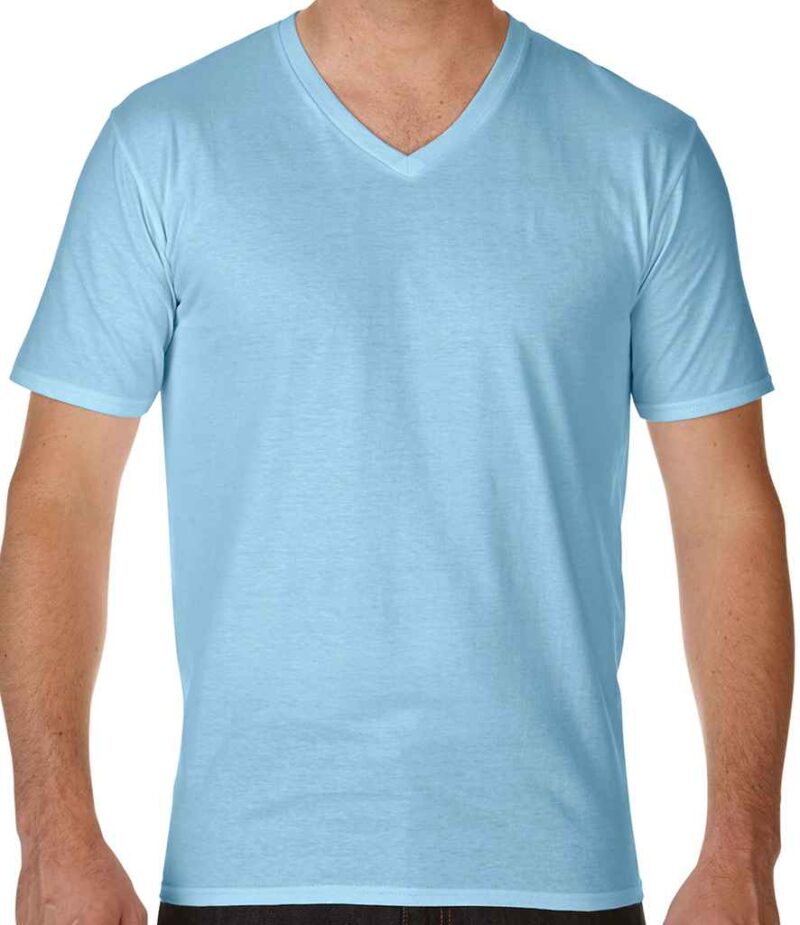 Gildan Premium Cotton® V Neck T-Shirt - Image 5