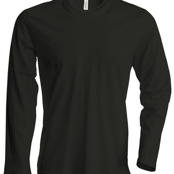 Men's long-sleeved crew neck T-shirt - Image 1